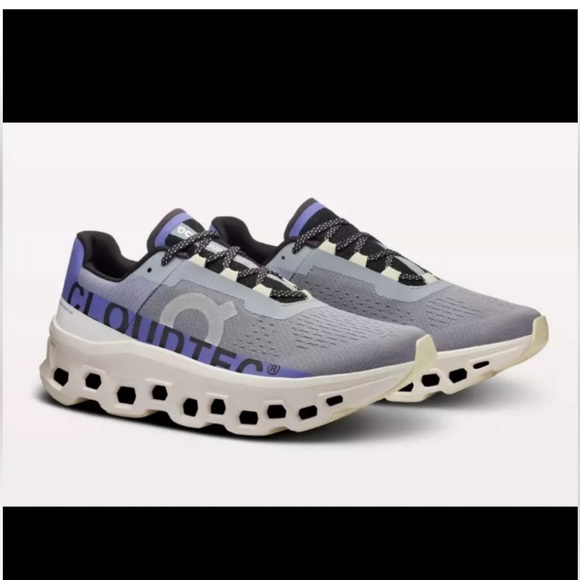 New ON CLOUDMONSTER MIST BLUEBERRY Women's Athletic Training Shoes Size 9 - Picture 1 of 5
